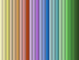 Derecho multicolor formas en un degradado. lleno color formularios degradado paleta. vector