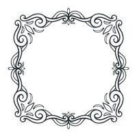 frame ornament template element vector