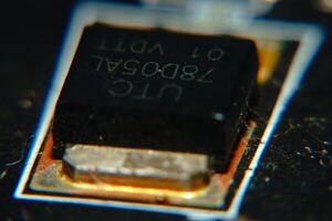 a close up of a small electronic device photo