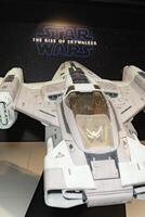 Stuttgart, Germany, August 17, 2023. A spaceship from the movie Star Wars A close-up model of a spaceship. photo