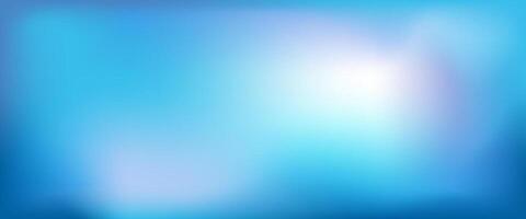 Abstract Gradient in Shades of Blue, Cold Winter Color Palette vector