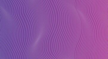 gradient wave pattern background with purple variations and white lines. Geometric pattern vector