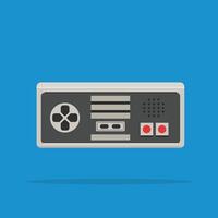game controller. illustration of simple electronic device technology for playing games vector