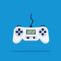 game controller stick. illustration of modern electronic device technology for playing games together vector