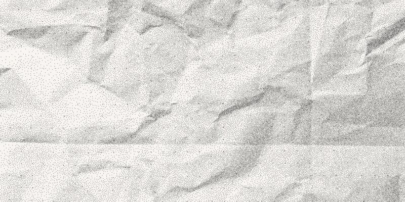 Background with dusty gritty effect, texture of crumpled folded paper, grunge overlay. Old notebook sheet, banner template.