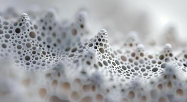 Intricate White Coral Structure With Unique Patterns in Soft Lighting photo