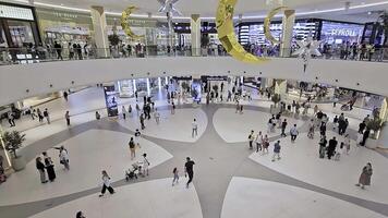 Timelapse Dubai Mall. The image captures the essence of shopping and leisure in one of the world's largest malls. video