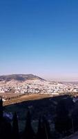 View from the other side of the city of Tetouan A panoramic view of one side of the city of Tetouan video