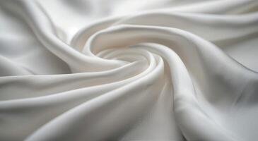Soft White Fabric Draped Elegantly in Natural Light photo