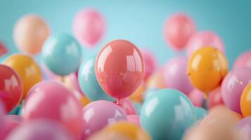 Colorful Balloons in a Lively Gathering for a Celebratory Event photo