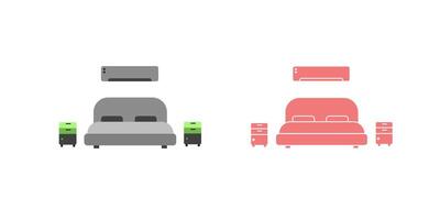 badroom icon Design Temlpate Illustration on white background vector