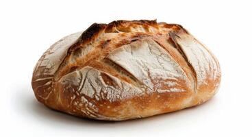 Freshly Baked Artisanal Bread Loaf With Crisp Crust and Soft Interior photo