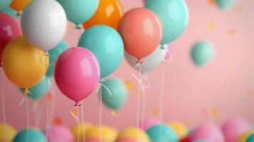 Colorful Balloons in a Lively Gathering for a Celebratory Event photo