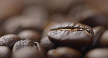 Close-Up View of Coffee Beans on a Surface With Natural Light photo