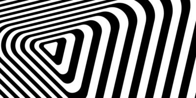 black and white background triangular pattern, wavy design. vector