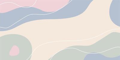 pastel color wave pattern abstract background. design template for banner, poster, greeting card, web. vector