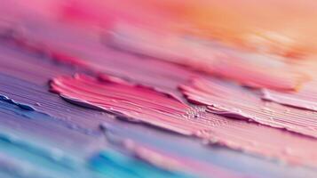 Abstract Colorful Texture Created With Acrylic Paint on Canvas photo