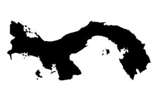 Panama Flag on Location Pin vector