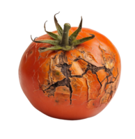 rotten tomato on isolated background png