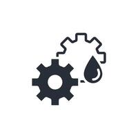Lubricant oil icon. .Editable stroke.linear style sign for use web design,logo.Symbol illustration. vector