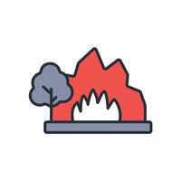Cave icon. .Editable stroke.linear style sign for use web design,logo.Symbol illustration. vector