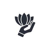 spirituality icon. .Editable stroke.linear style sign for use web design,logo.Symbol illustration. vector