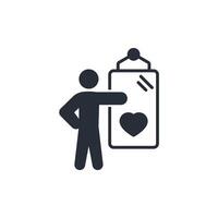 self care icon. .Editable stroke.linear style sign for use web design,logo.Symbol illustration. vector