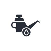 engine oil icon. .Editable stroke.linear style sign for use web design,logo.Symbol illustration. vector