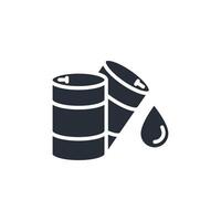 Oil Barrel icon. .Editable stroke.linear style sign for use web design,logo.Symbol illustration. vector