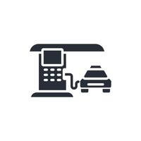 Gas station icon. .Editable stroke.linear style sign for use web design,logo.Symbol illustration. vector