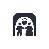 wedding icon. .Editable stroke.linear style sign for use web design,logo.Symbol illustration. vector