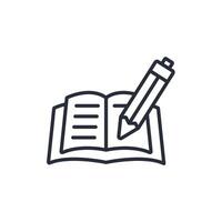 signature icon. .Editable stroke.linear style sign for use web design,logo.Symbol illustration. vector