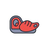 steak icon. .Editable stroke.linear style sign for use web design,logo.Symbol illustration. vector