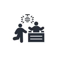 Party icon. .Editable stroke.linear style sign for use web design,logo.Symbol illustration. vector