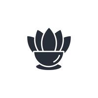 spa icon. .Editable stroke.linear style sign for use web design,logo.Symbol illustration. vector