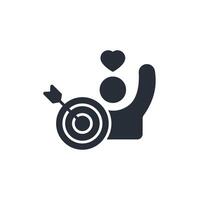achievable goal icon. .Editable stroke.linear style sign for use web design,logo.Symbol illustration. vector