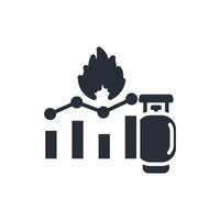 price increase icon. .Editable stroke.linear style sign for use web design,logo.Symbol illustration. vector