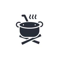 Cooking icon. .Editable stroke.linear style sign for use web design,logo.Symbol illustration. vector