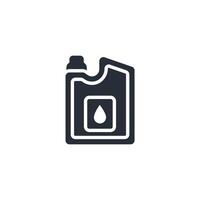 jerrycan icon. .Editable stroke.linear style sign for use web design,logo.Symbol illustration. vector