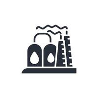 refinery icon. .Editable stroke.linear style sign for use web design,logo.Symbol illustration. vector