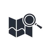 map icon. .Editable stroke.linear style sign for use web design,logo.Symbol illustration. vector