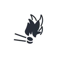 match icon. .Editable stroke.linear style sign for use web design,logo.Symbol illustration. vector
