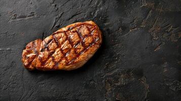 Steak on Frying Pan photo