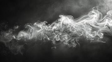 Swirling Smoke on a Dark Background photo