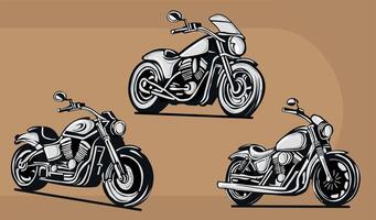 Set of Bikes vector