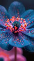 Water Droplets on Close up of Flower photo