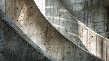 Man Riding Skateboard Down Side of Ramp photo