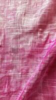 Close Up View of Pink Fabric photo