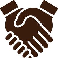 Business agreement partnership handshake vector