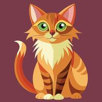 cat illustration design, tShirt design vector